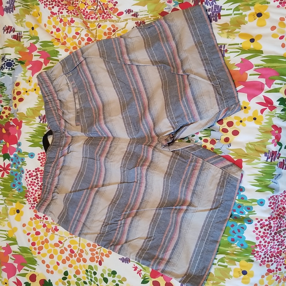 Men's Eddie Bauer striped short size L